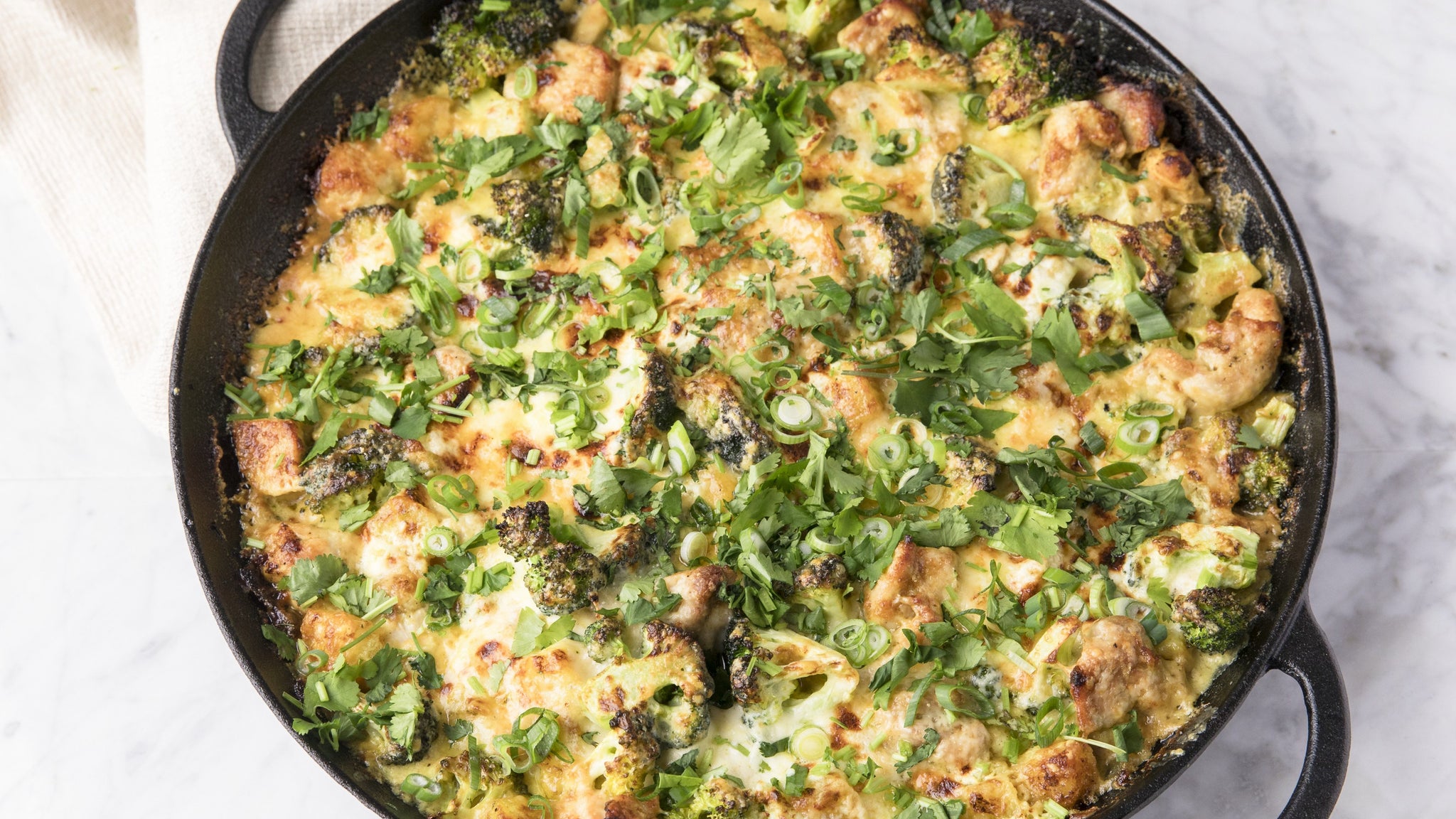Broccoli, Chicken, Cheddar and Curry Casserole - Roccbox