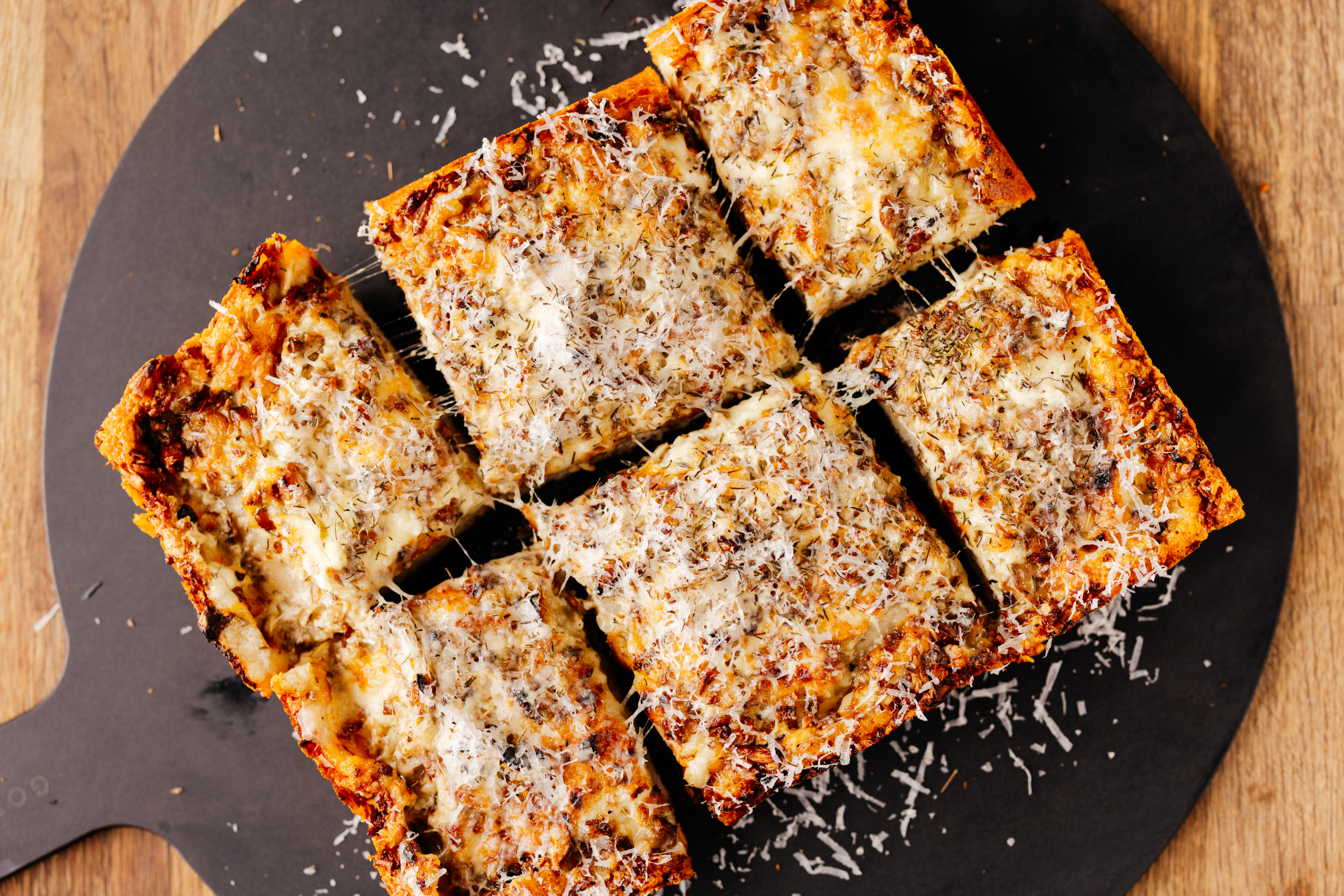 Mushroom Detroit Style Pizza Recipe | Gozney US