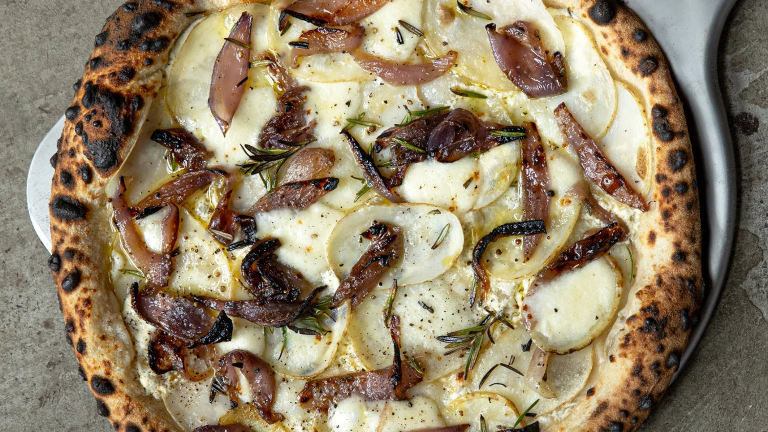 Potato & Onion Pizza