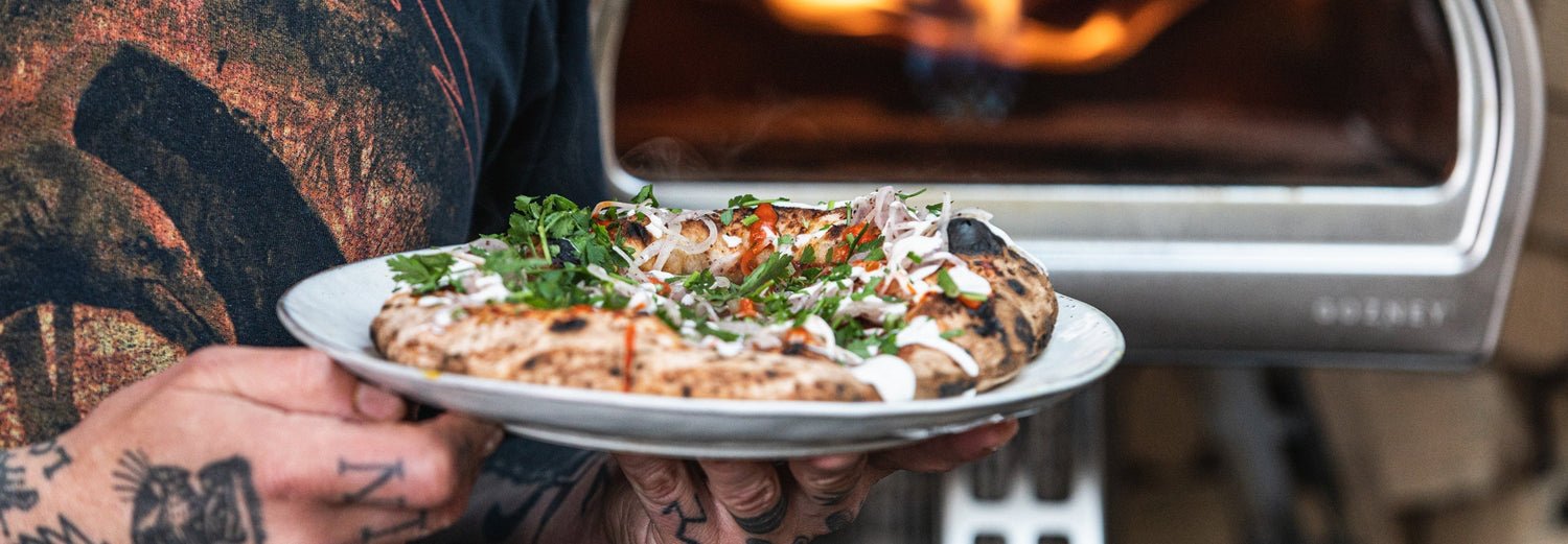 BAM Lamb Flatbread Recipe - Gozney . Roccbox . Dome recipe poster image