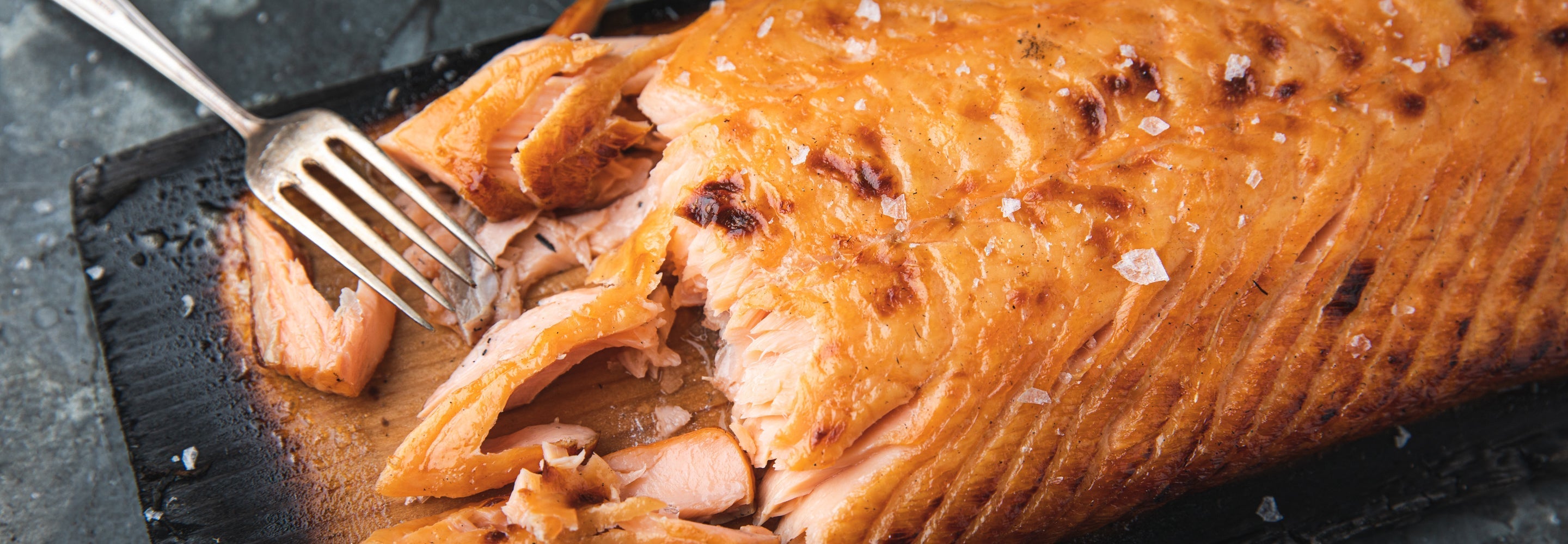Cedar Plank Cooked Side Of Salmon Recipe | Gozney US
