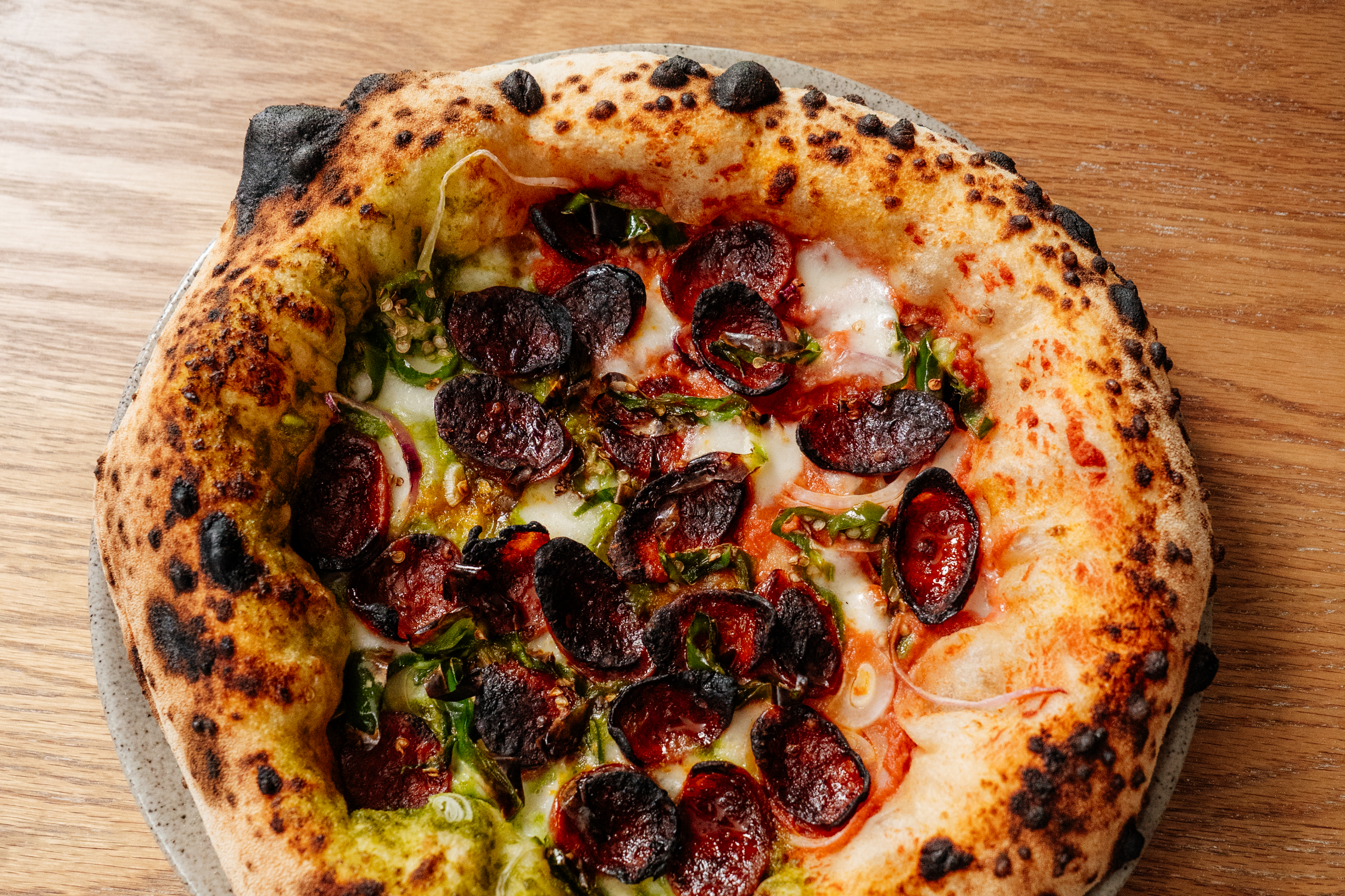 Cider Glazed Chorizo Pizza – Gozney