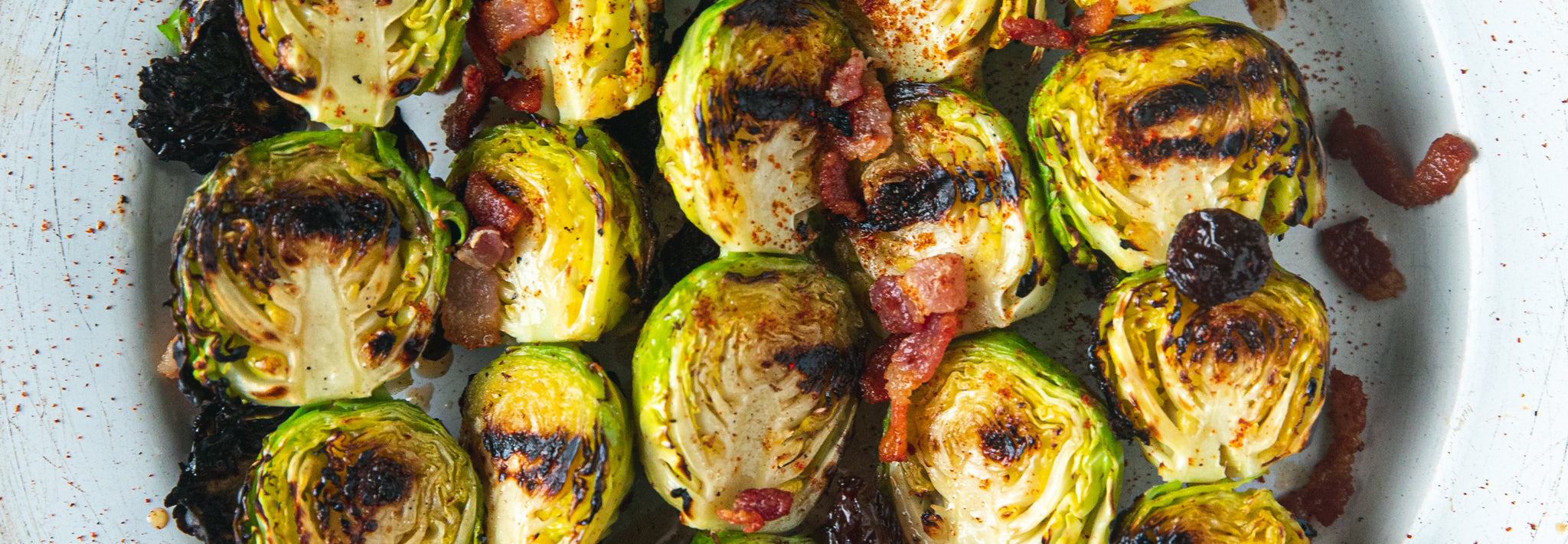 Brussel Sprout Skewers - Gozney . Roccbox