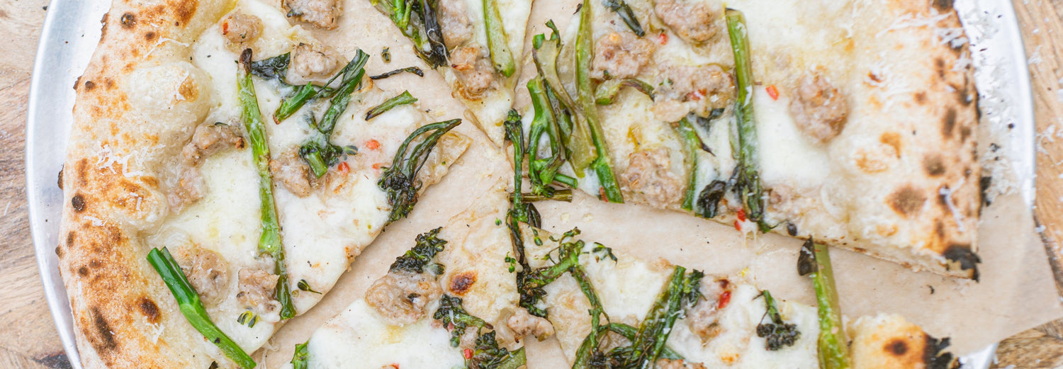 Fennel Sausage & Broccoli Pizza - Gozney . Roccbox recipe poster image