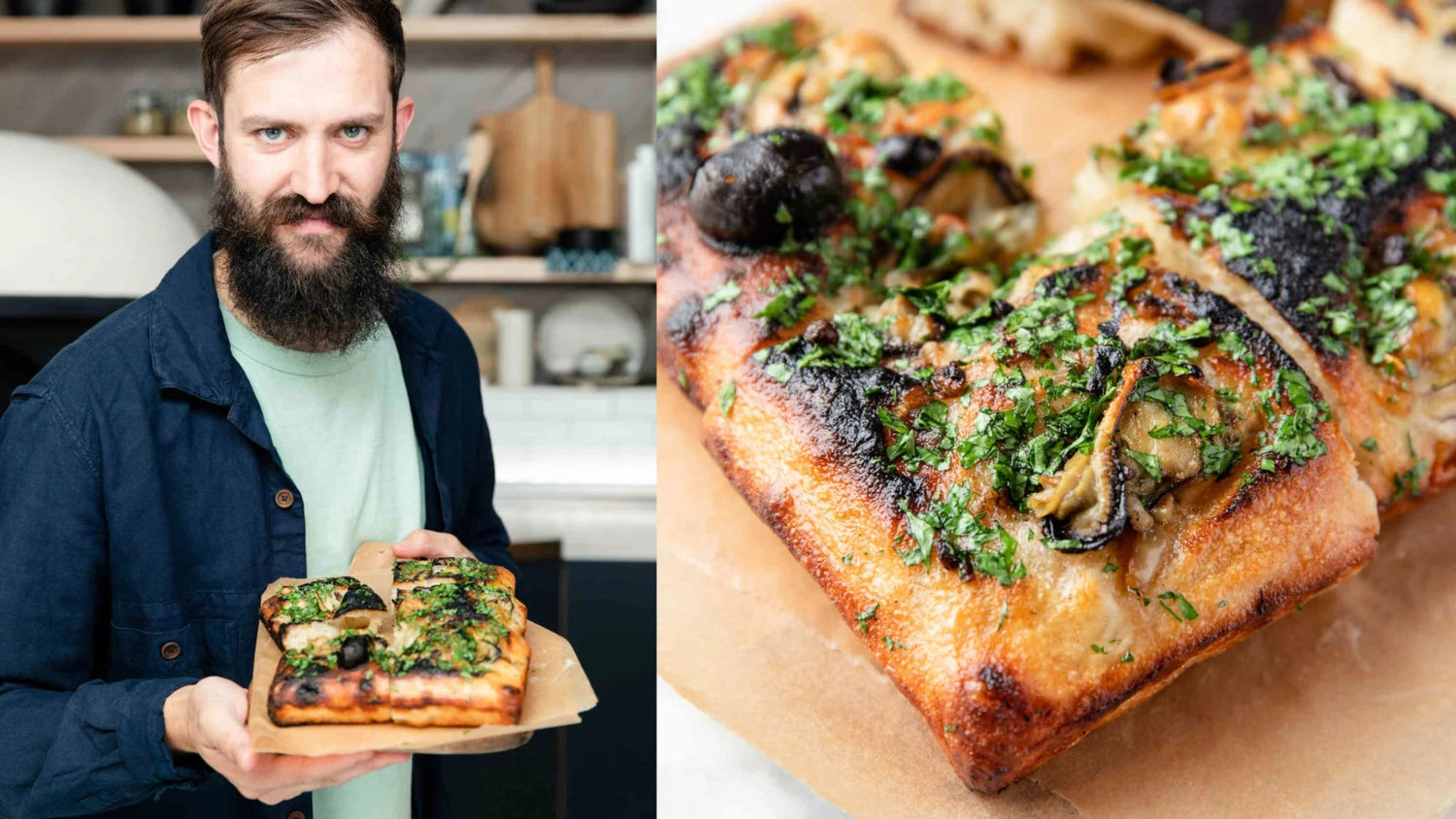 Oyster & Bone Marrow Detroit Style Pizza