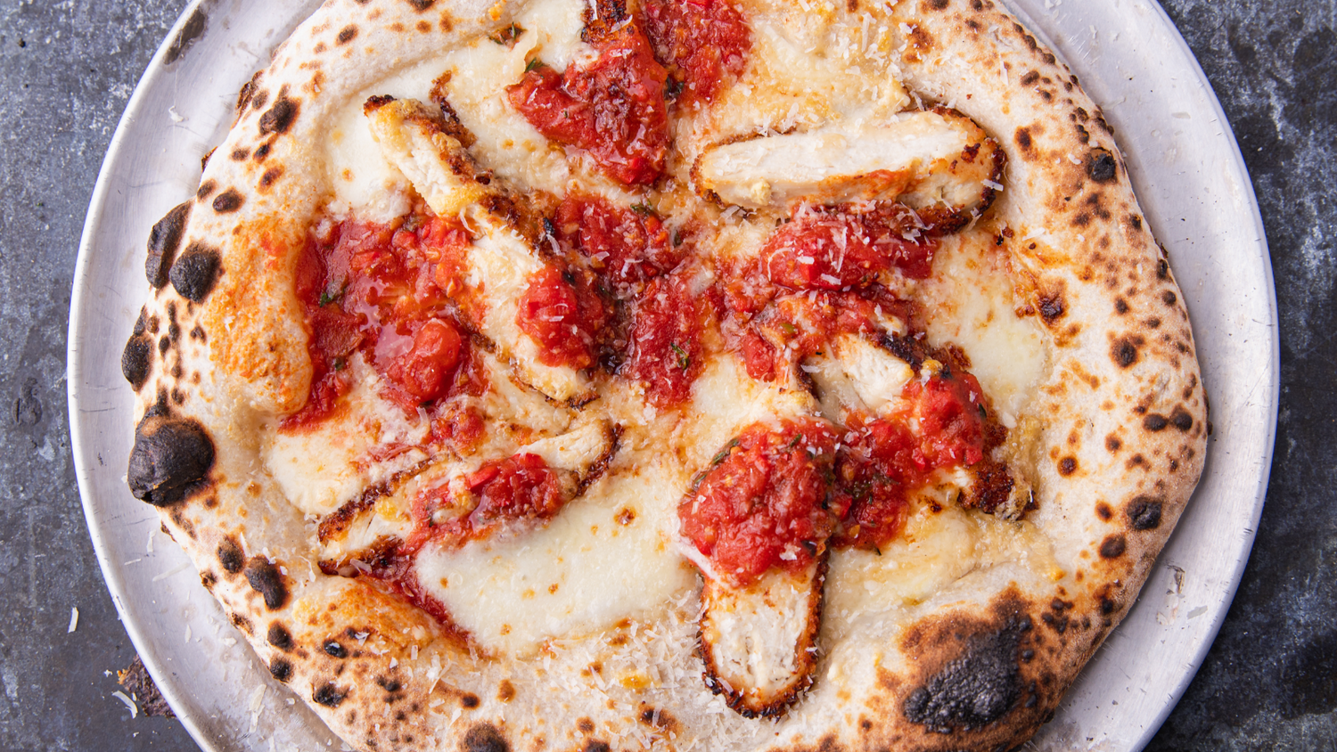 Chicken Parm Pizza recipe poster image