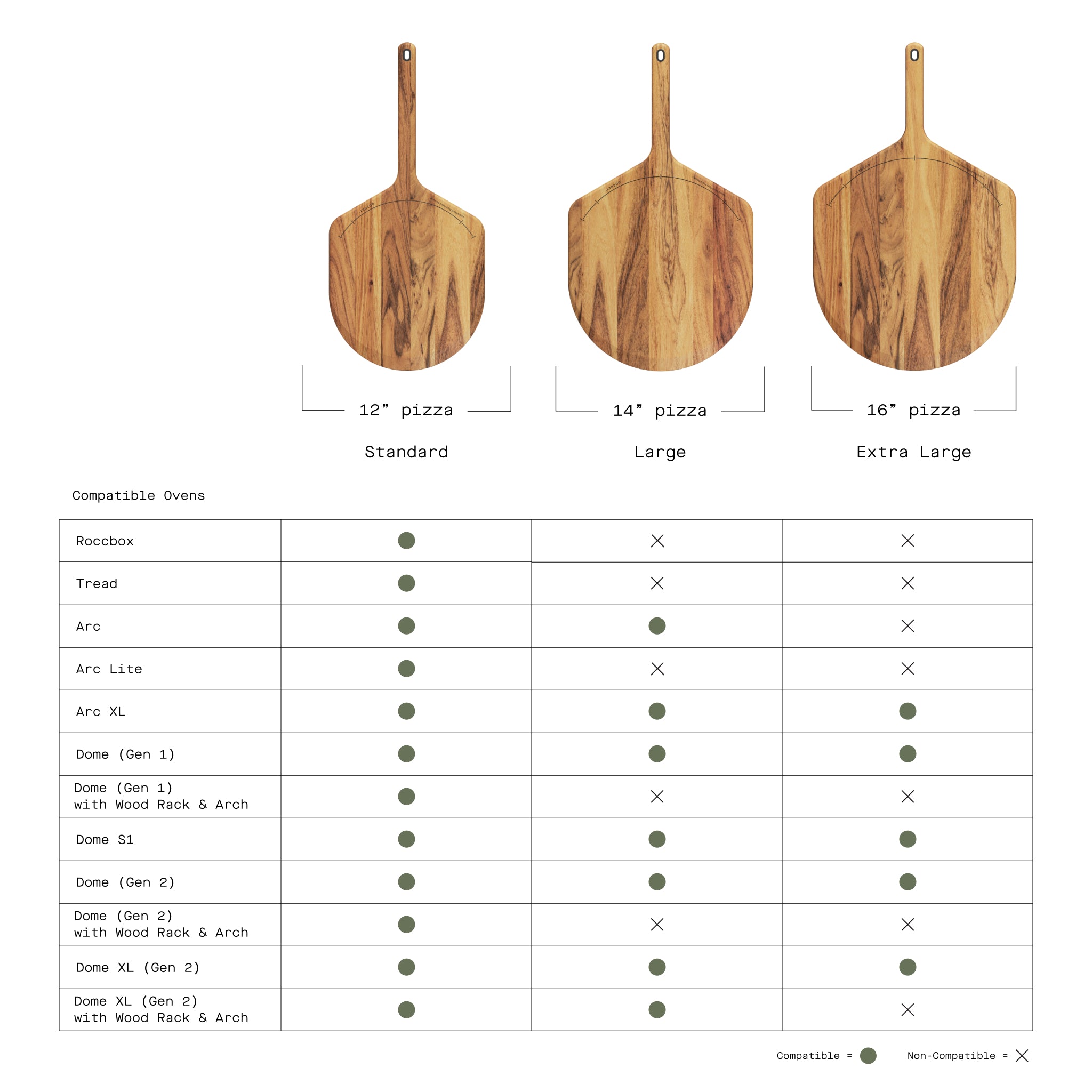 Gozney Acacia Wood Pizza Peel & Server | Gozney US