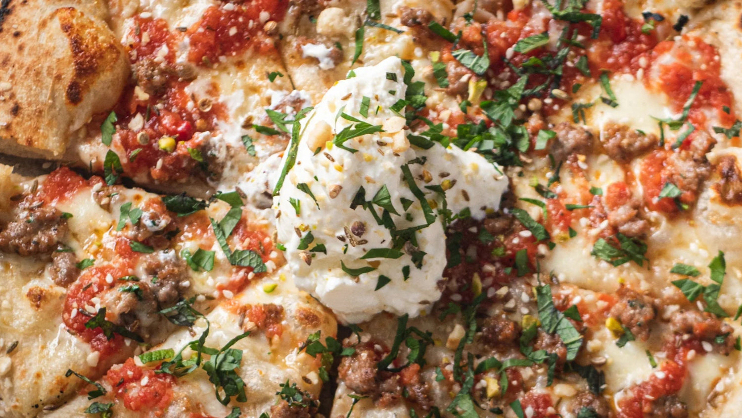 Spiced Lamb Pizza recipe poster image